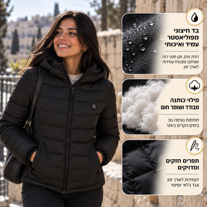 הגרביון המחמם של Heatly - נראה דק, מרגיש כמו טייץ פליז 🔥